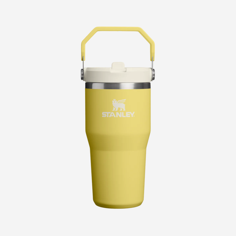 The IceFlow Flip Straw Tumbler 600ml - Daffodil