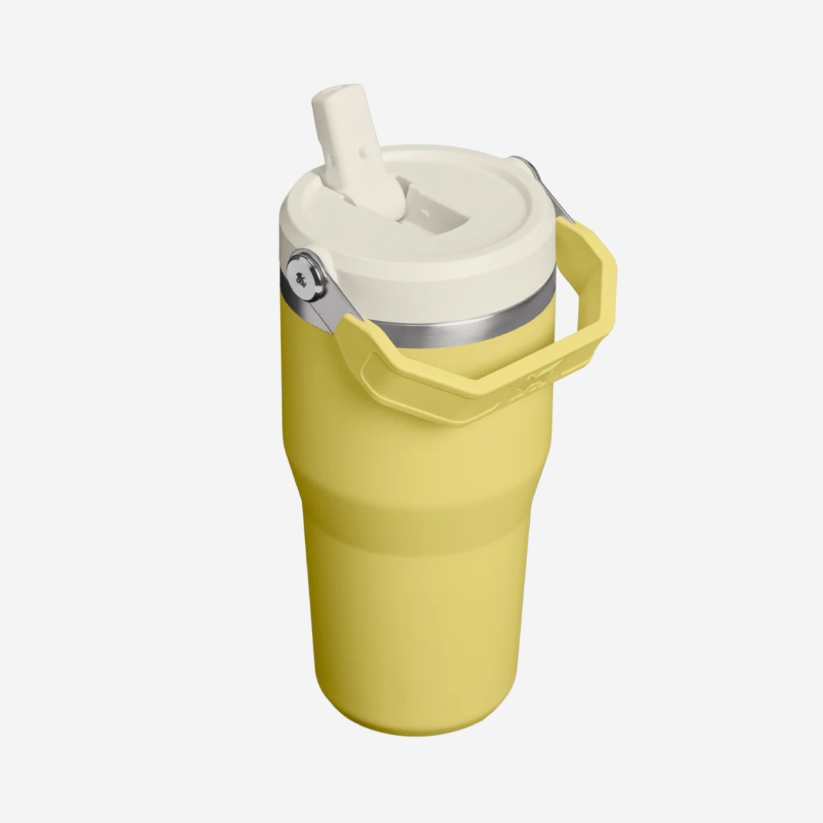The IceFlow Flip Straw Tumbler 600ml - Daffodil