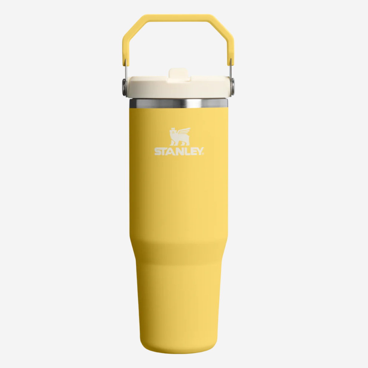 The IceFlow Flip Straw Tumbler 890ml - Daffodil