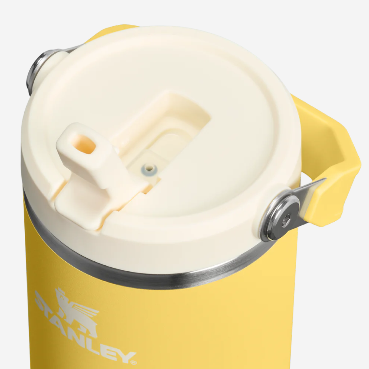 The IceFlow Flip Straw Tumbler 890ml - Daffodil