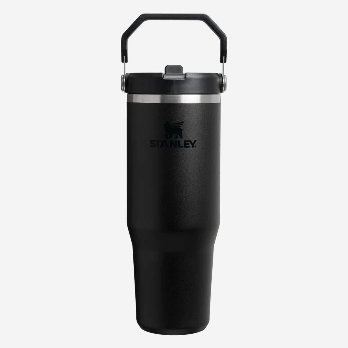 The IceFlow Flip Straw Tumbler 890ml - Black 2.0