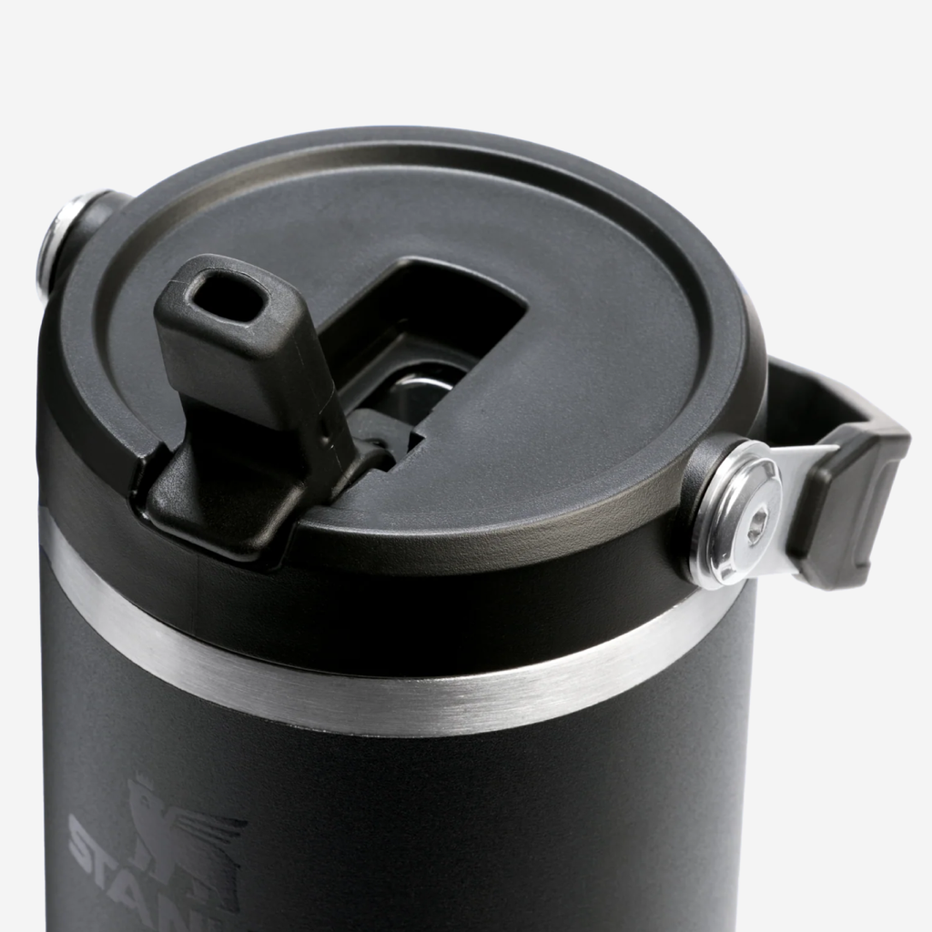 The IceFlow Flip Straw Tumbler 890ml - Black 2.0