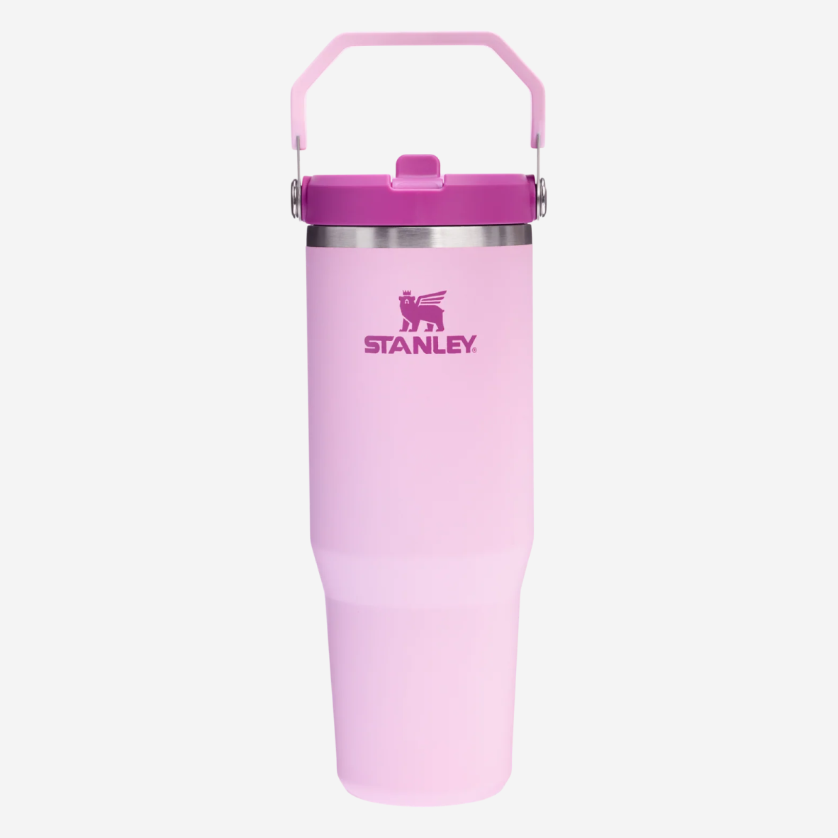 The IceFlow Flip Straw Tumbler 890ml - Cherry Blossom