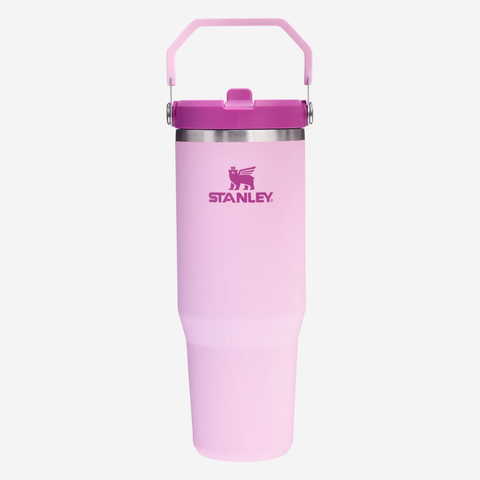 The IceFlow Flip Straw Tumbler 890ml - Cherry Blossom