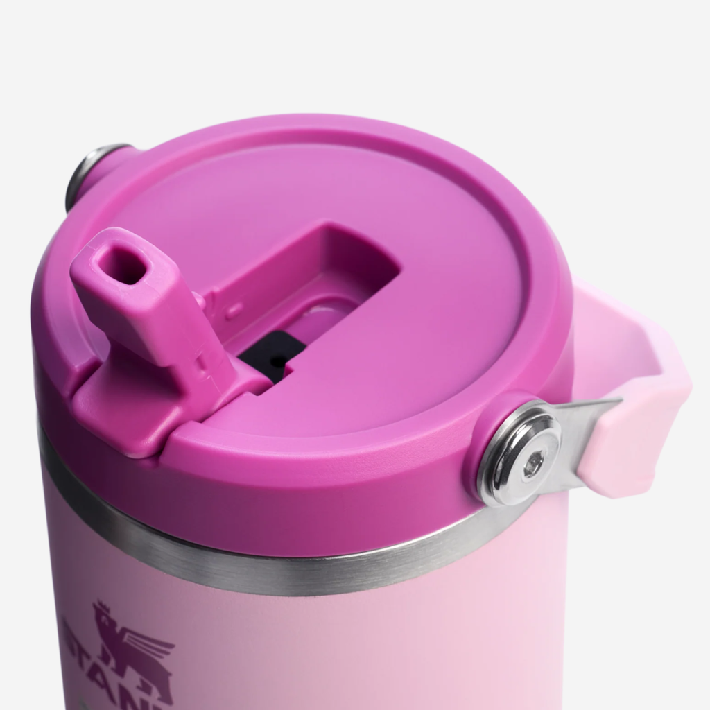 The IceFlow Flip Straw Tumbler 890ml - Cherry Blossom