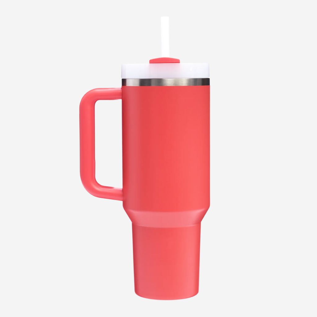 The Quencher FlowState Tumbler 1.18L - Hot Coral