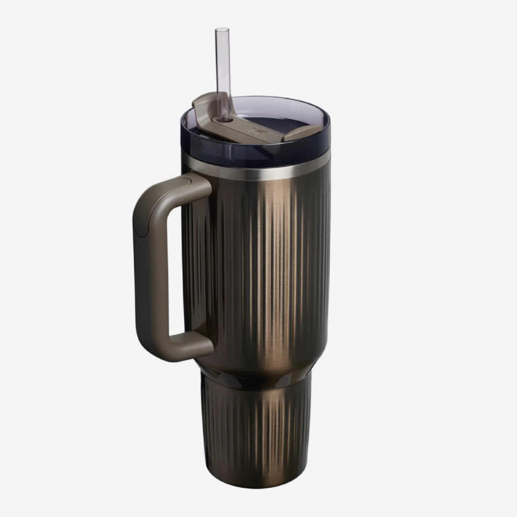 The Quencher Fluted Tumbler 1.18L - Gunmetal Shine