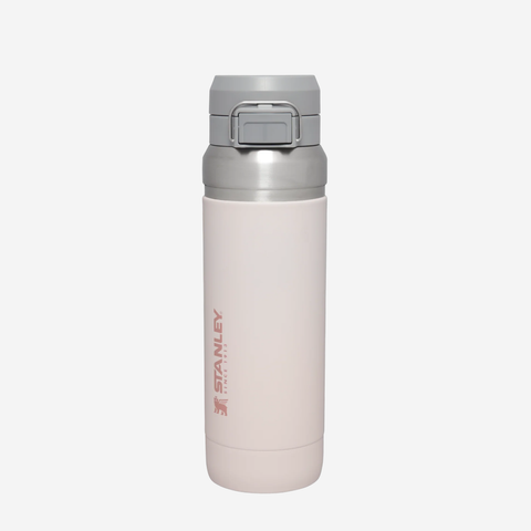 The Quick Flip Water Bottle 1L - Rose Quartz