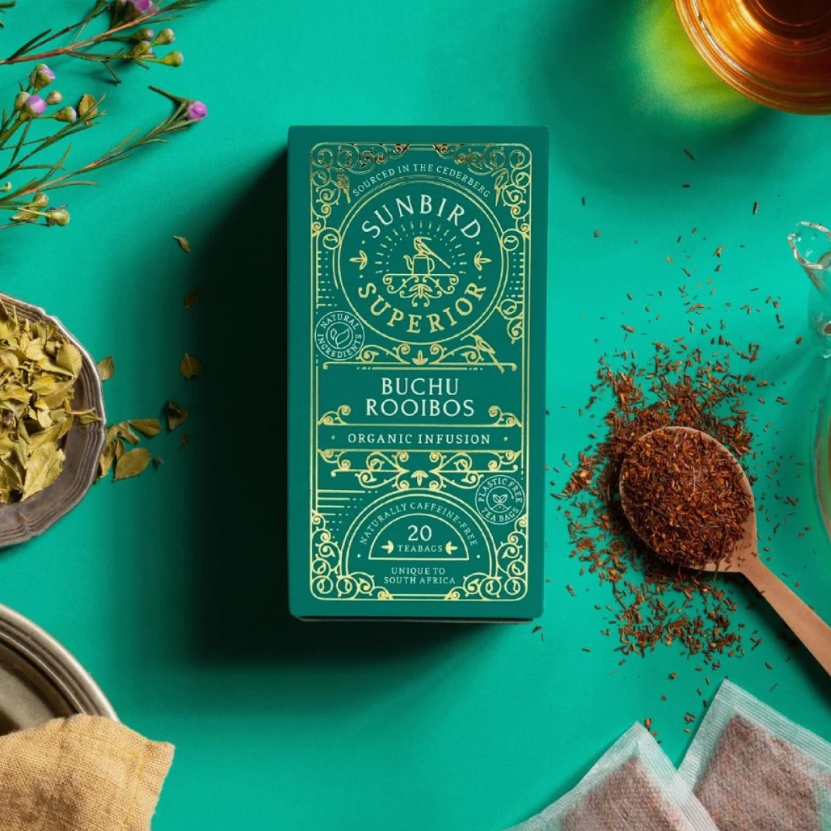 Superior Tea Box - Organic Buchu Rooibos