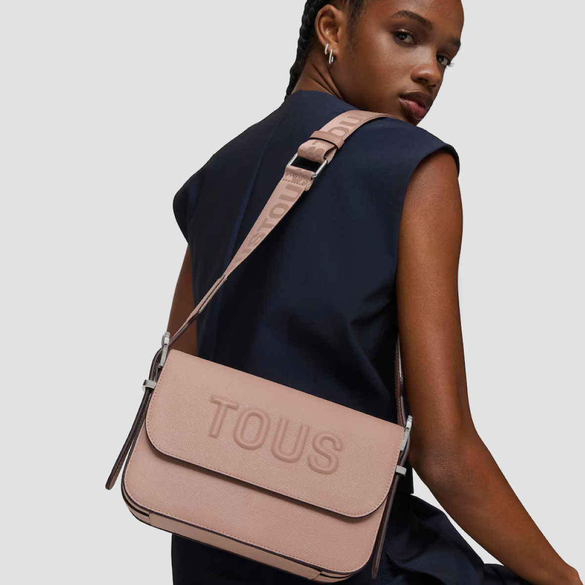 Tous Brenda Crossbody Bag - Taupe