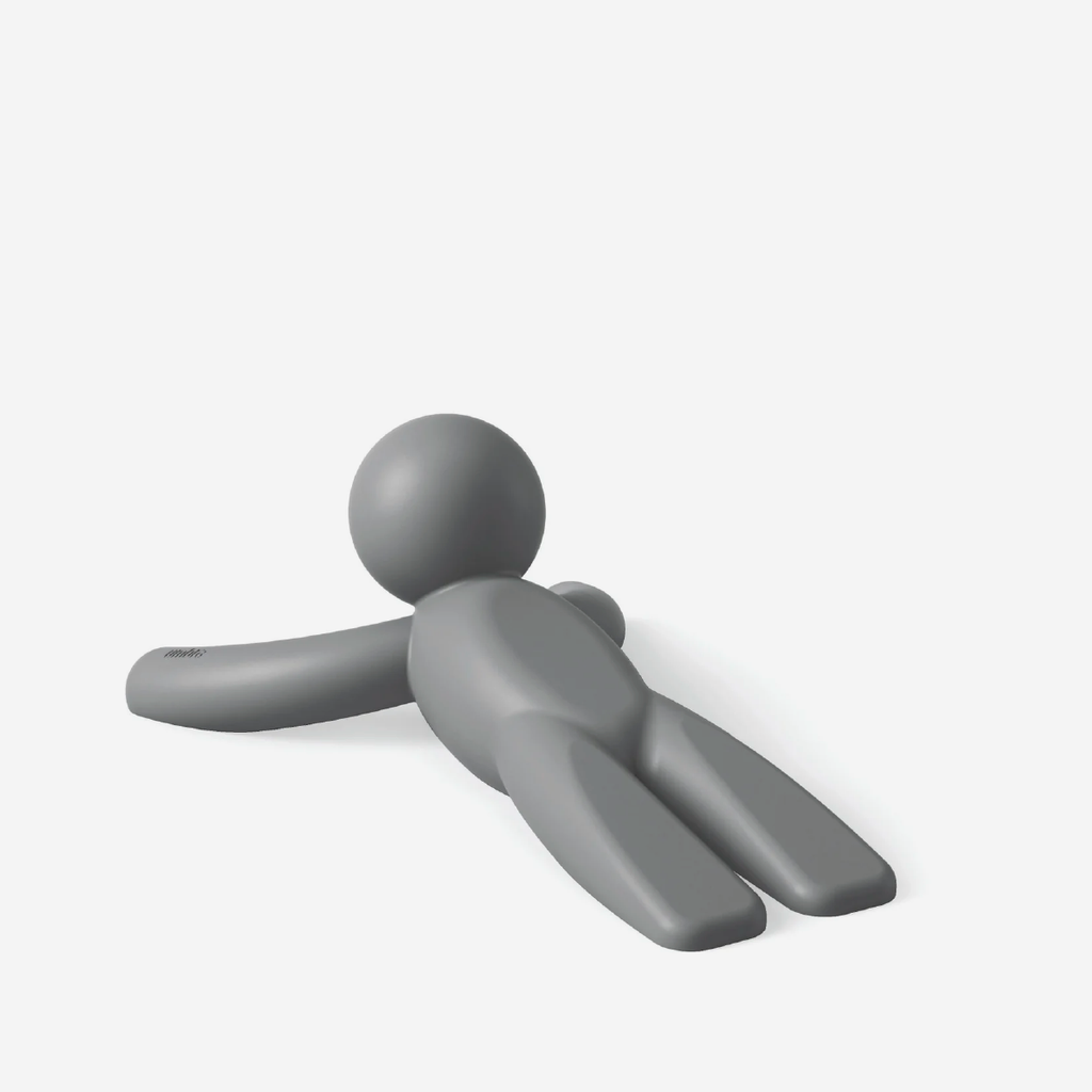 Buddy Doorstop Set of 2- Charcoal