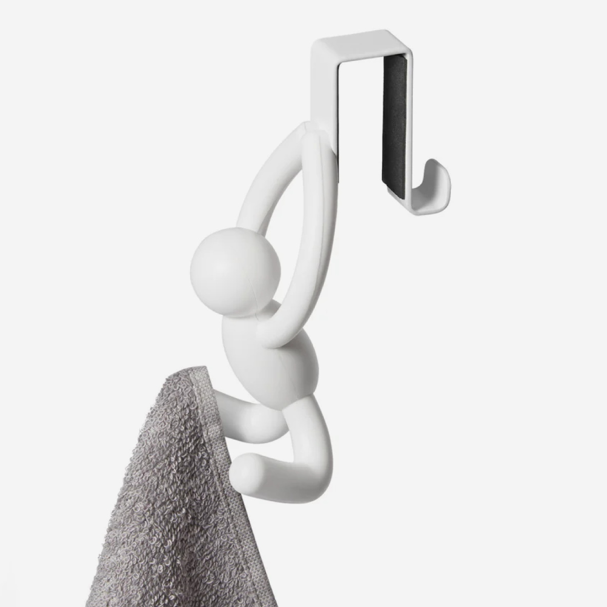 Buddy Over The Cabinet Hooks Set Of 2 - White