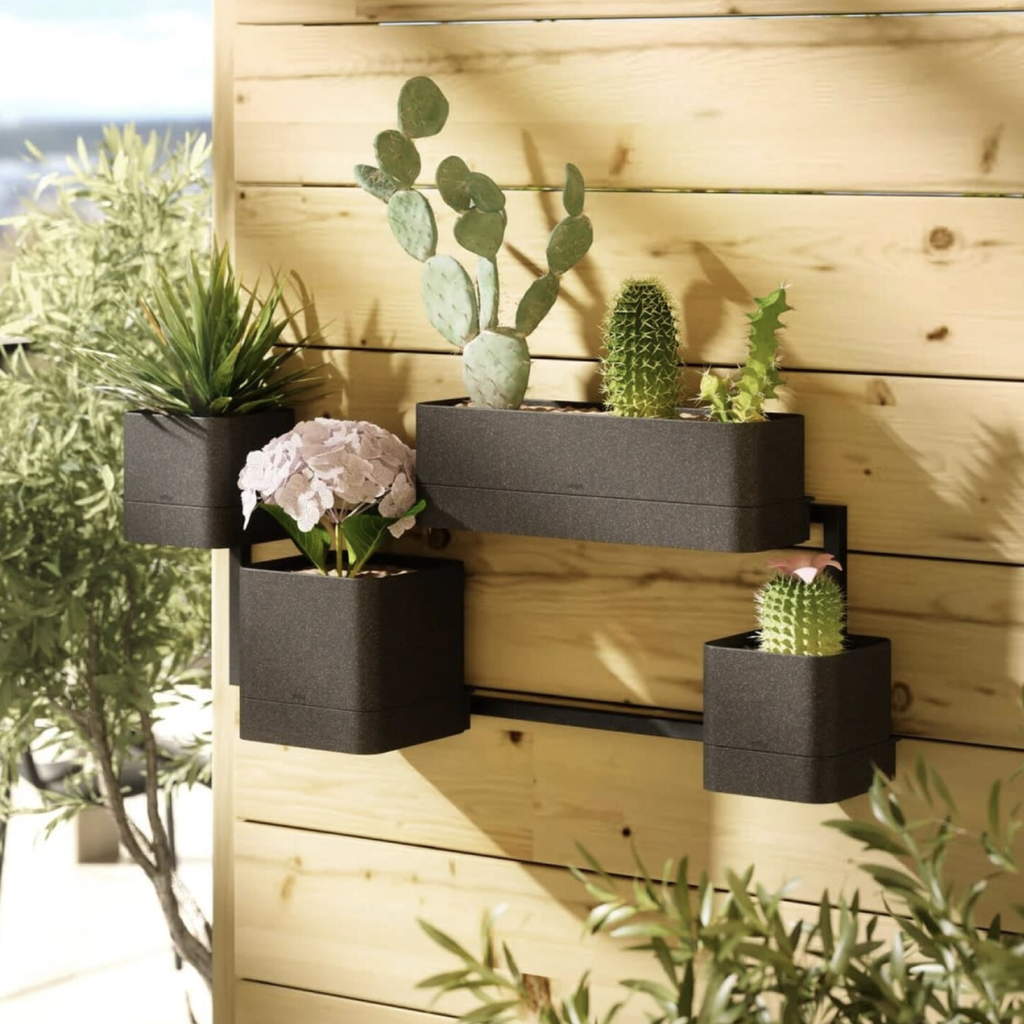 Cubiko Wall Planter - Black