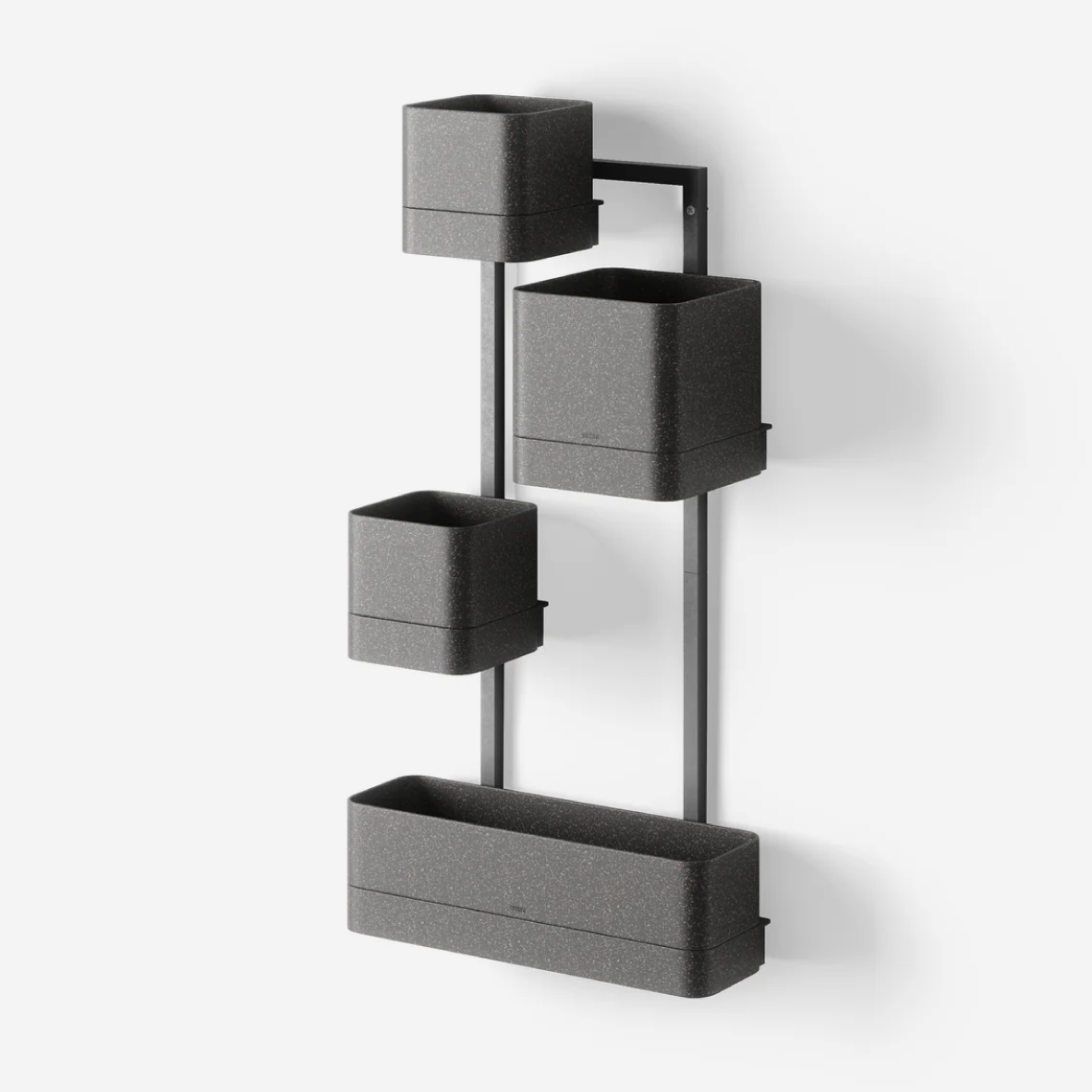 Cubiko Wall Planter - Black