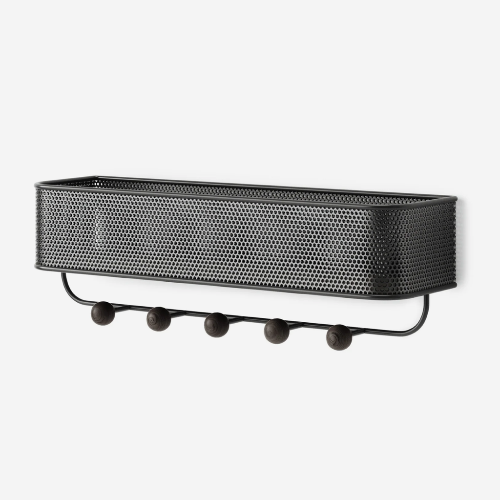 Estique Hanging Organiser - Black & Walnut