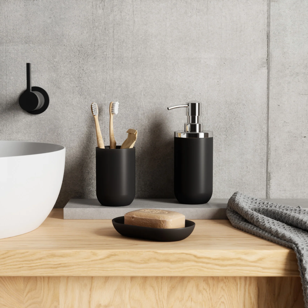 Junip Bathroom Tumbler - Black