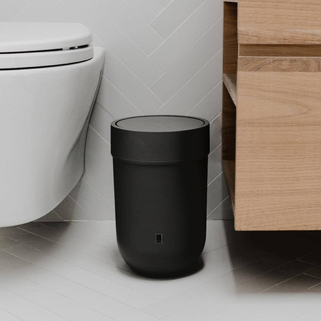 Touch Trash Can - Black