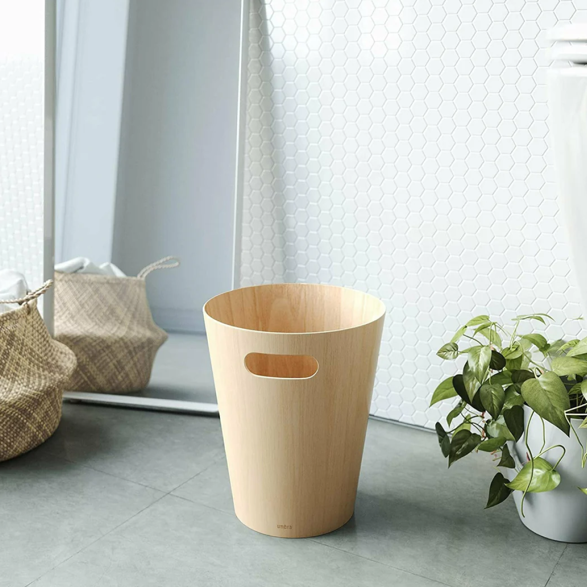 Woodrow Dustbin - Natural