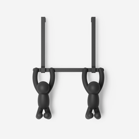 Buddy 2 Over The Door Hook - Black