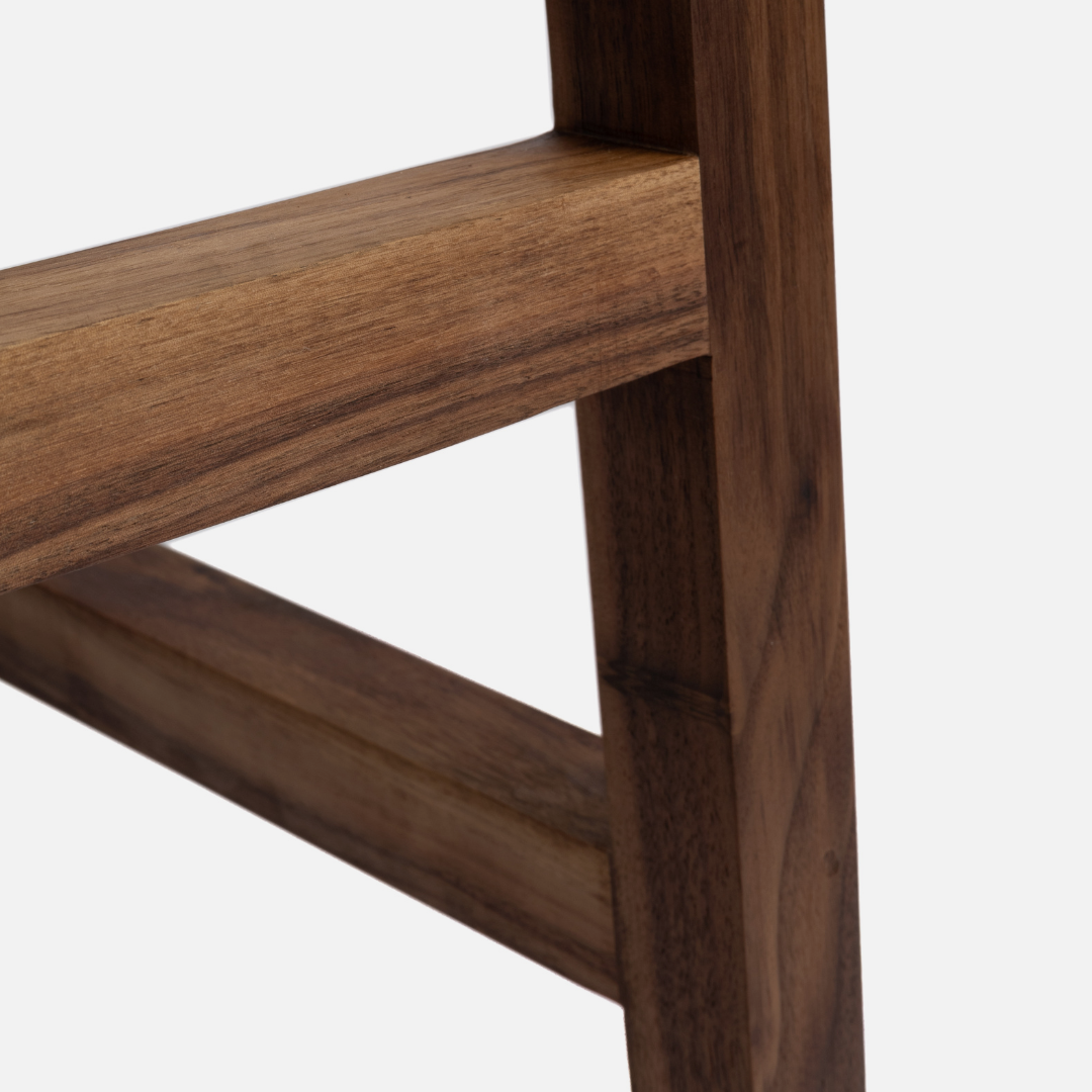Tetsu Kitchen Stool - Solid Walnut