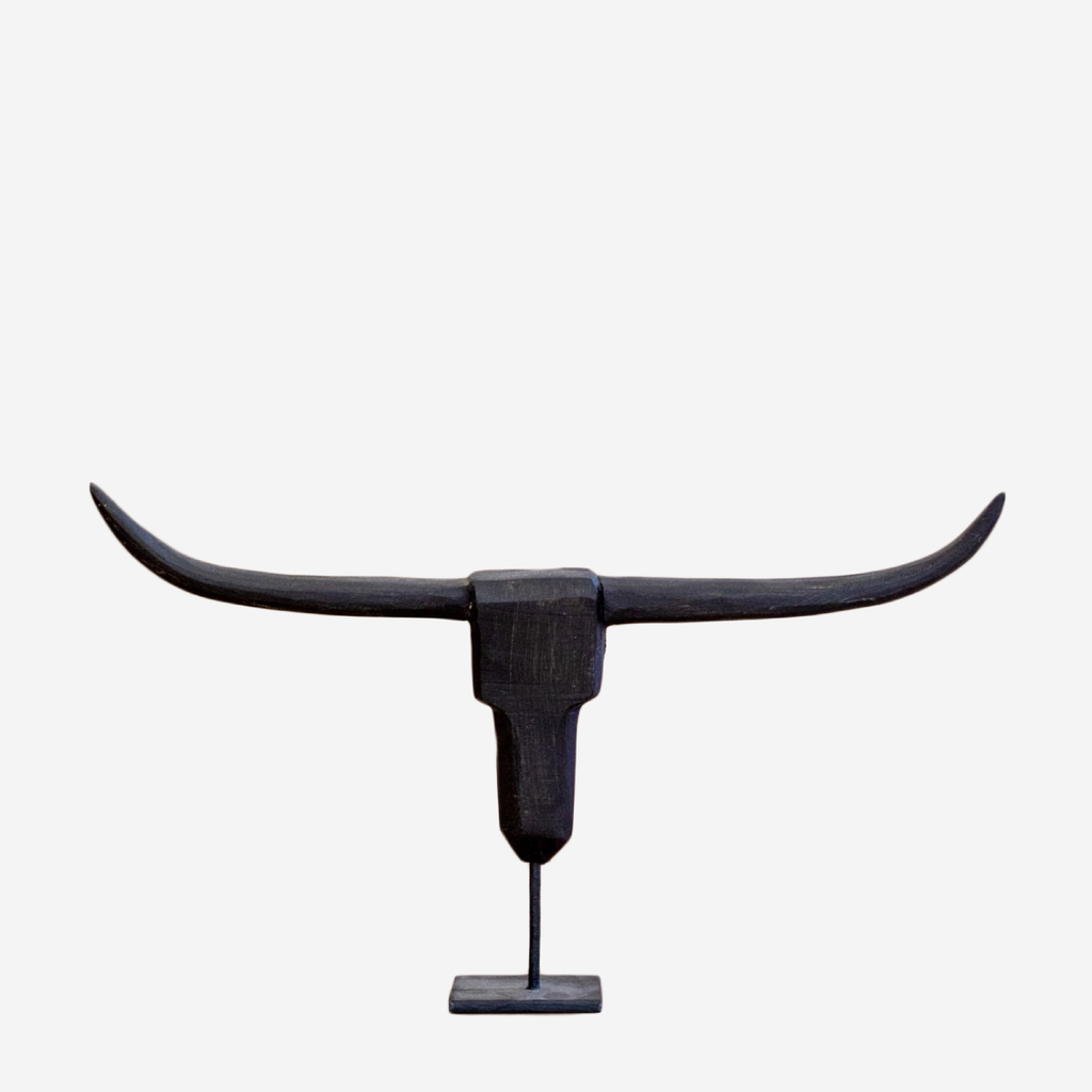 Nguni Head Stand - Black