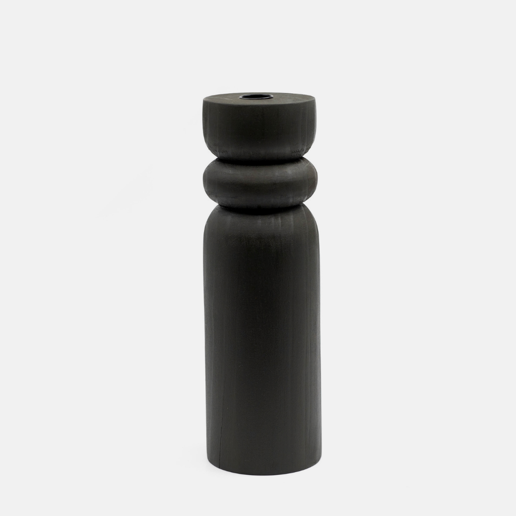Zuri Candle Holders (Set of 2) - Black