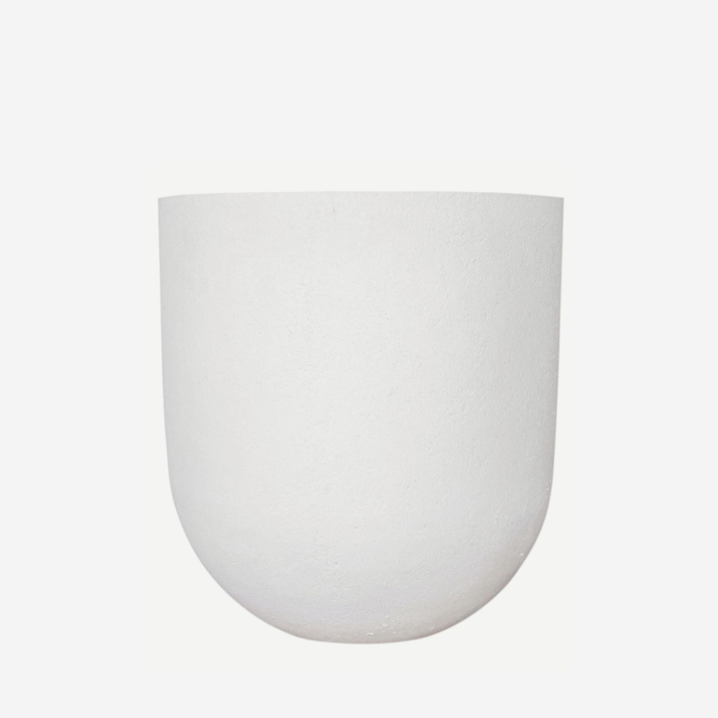 Cask Planter - Off White Medium