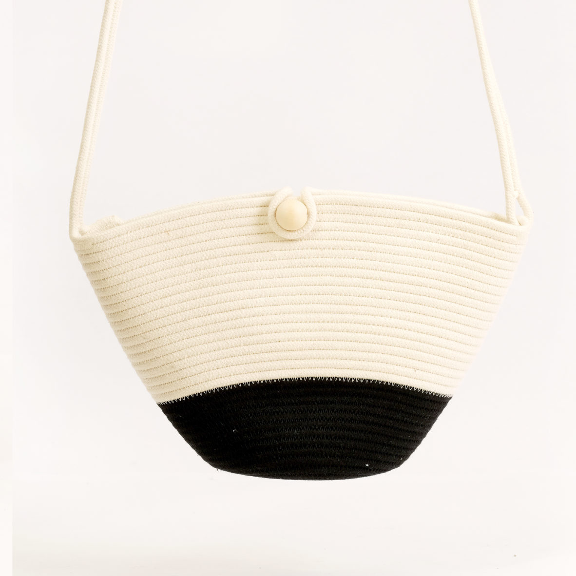 Button Bag - Black Block