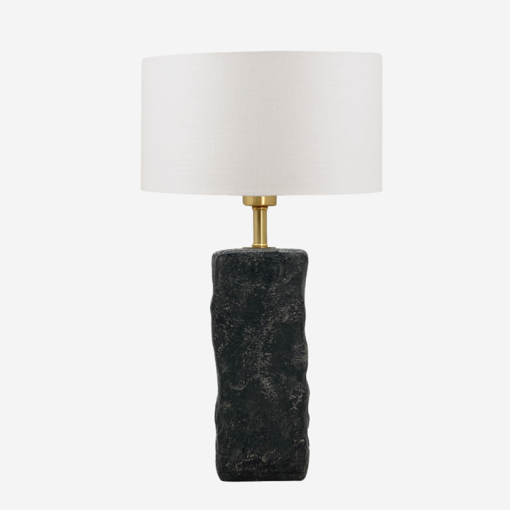 Anthracite Stone Lamp