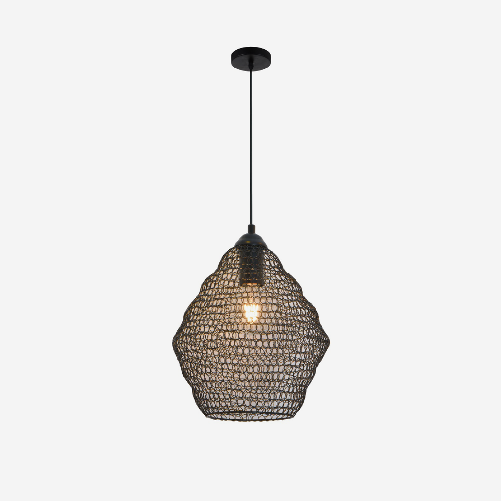 Lamesh Pendant Light Large - Black