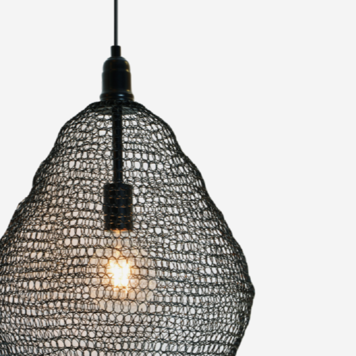 Lamesh Pendant Light Large - Black
