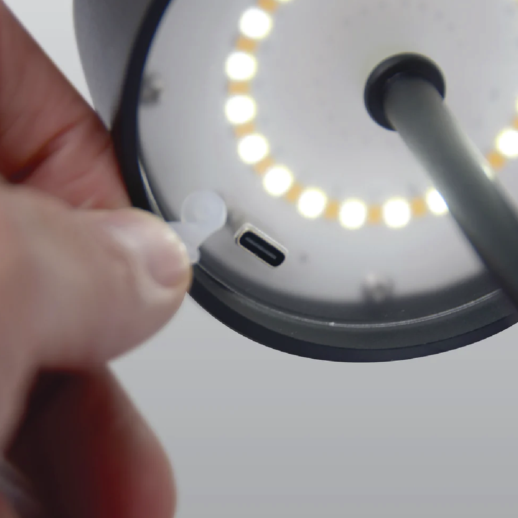 Sushi Rechargeable Table Lamp - Black