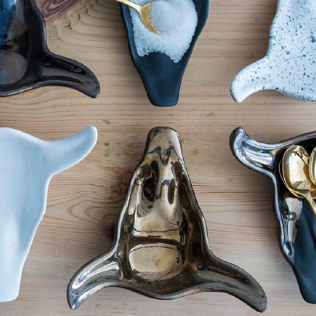 Skull Teaspoon Holder - Bronze