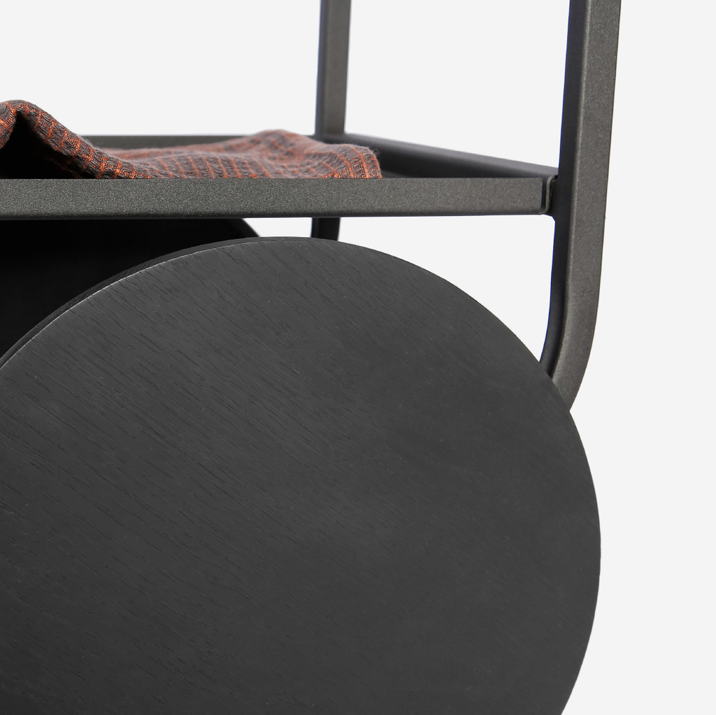 Stockholm Drinks Caddy - Midnight Black