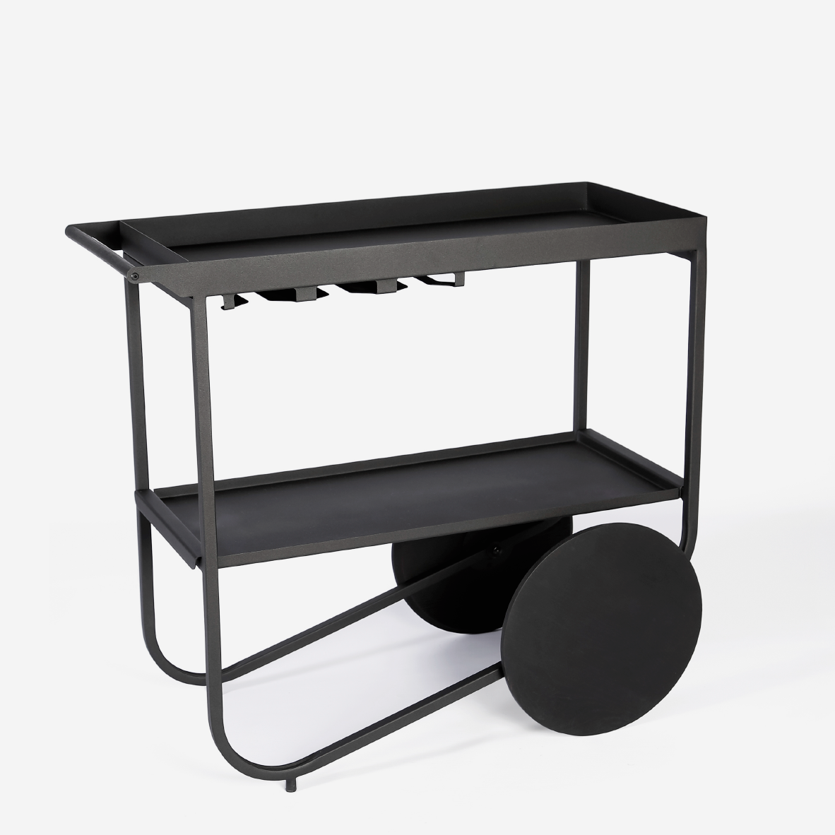 Stockholm Drinks Caddy - Midnight Black