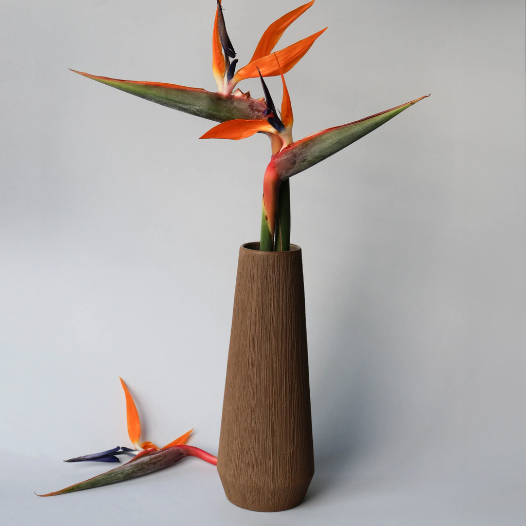 Restio Vase / Tall - Brown