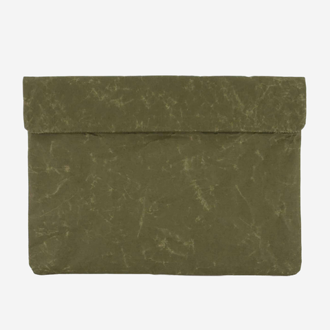 Paper Laptop Sleeve - Racing Green