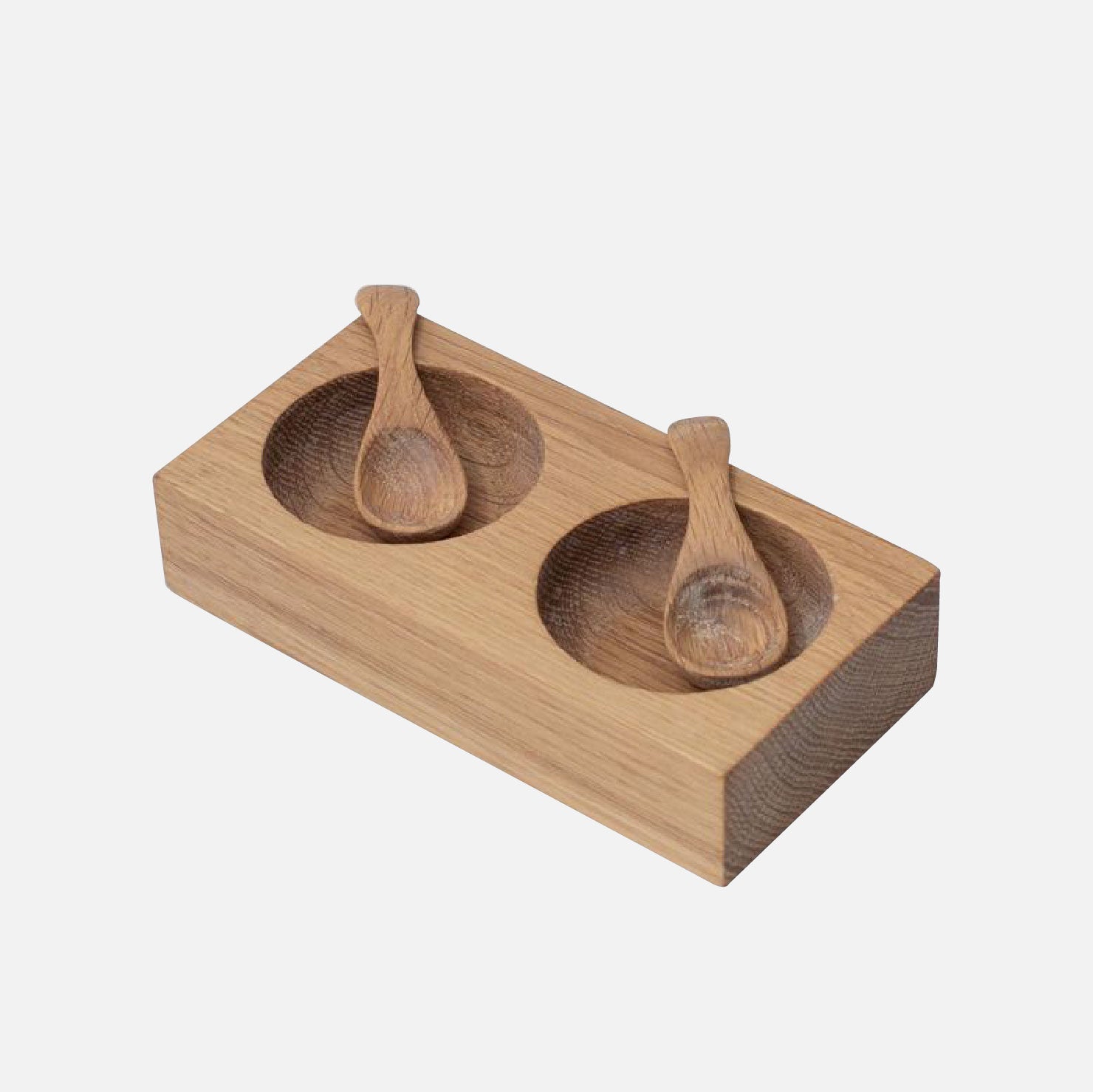 Salt and Pepper Bowl - Oak