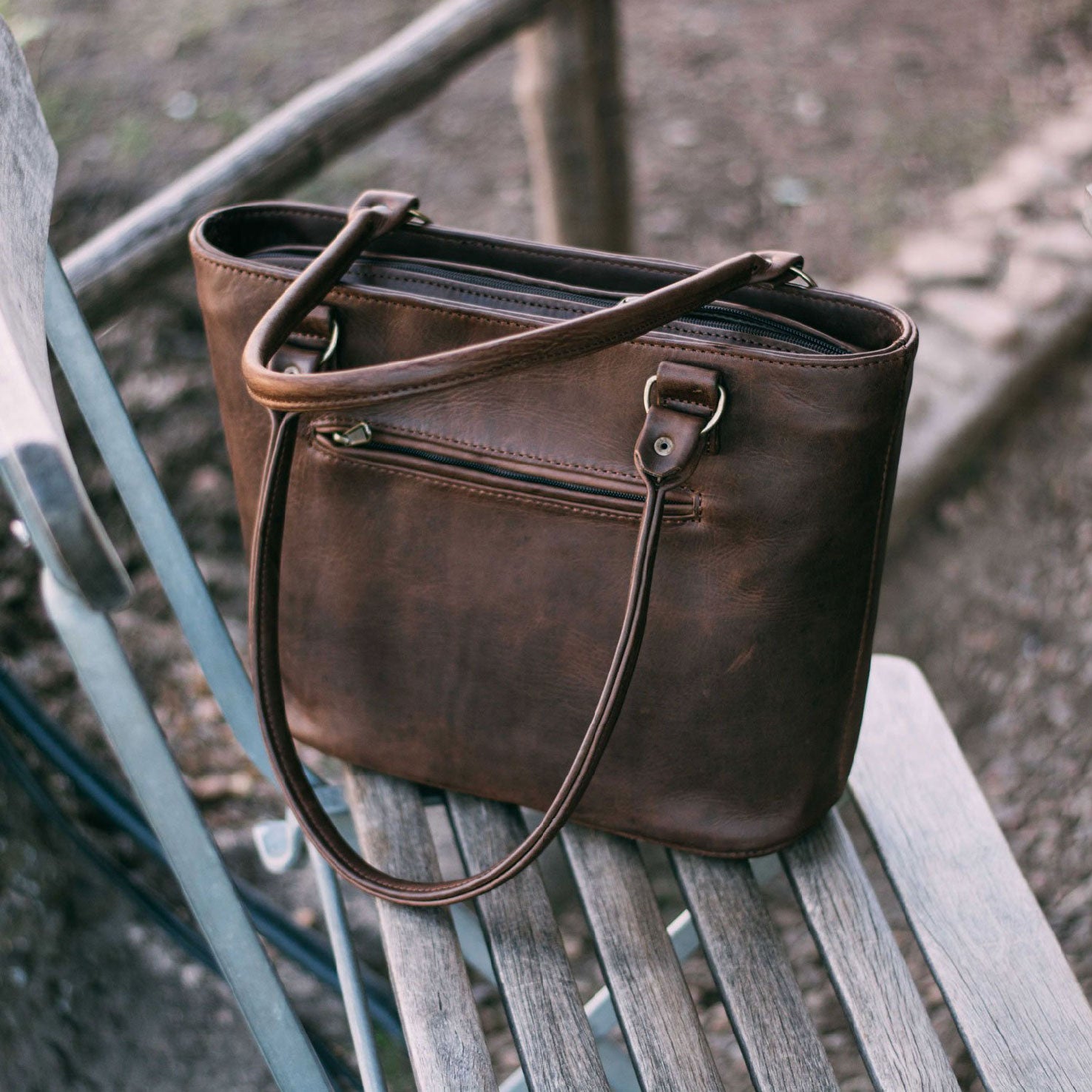 Lady Handbag - Brown