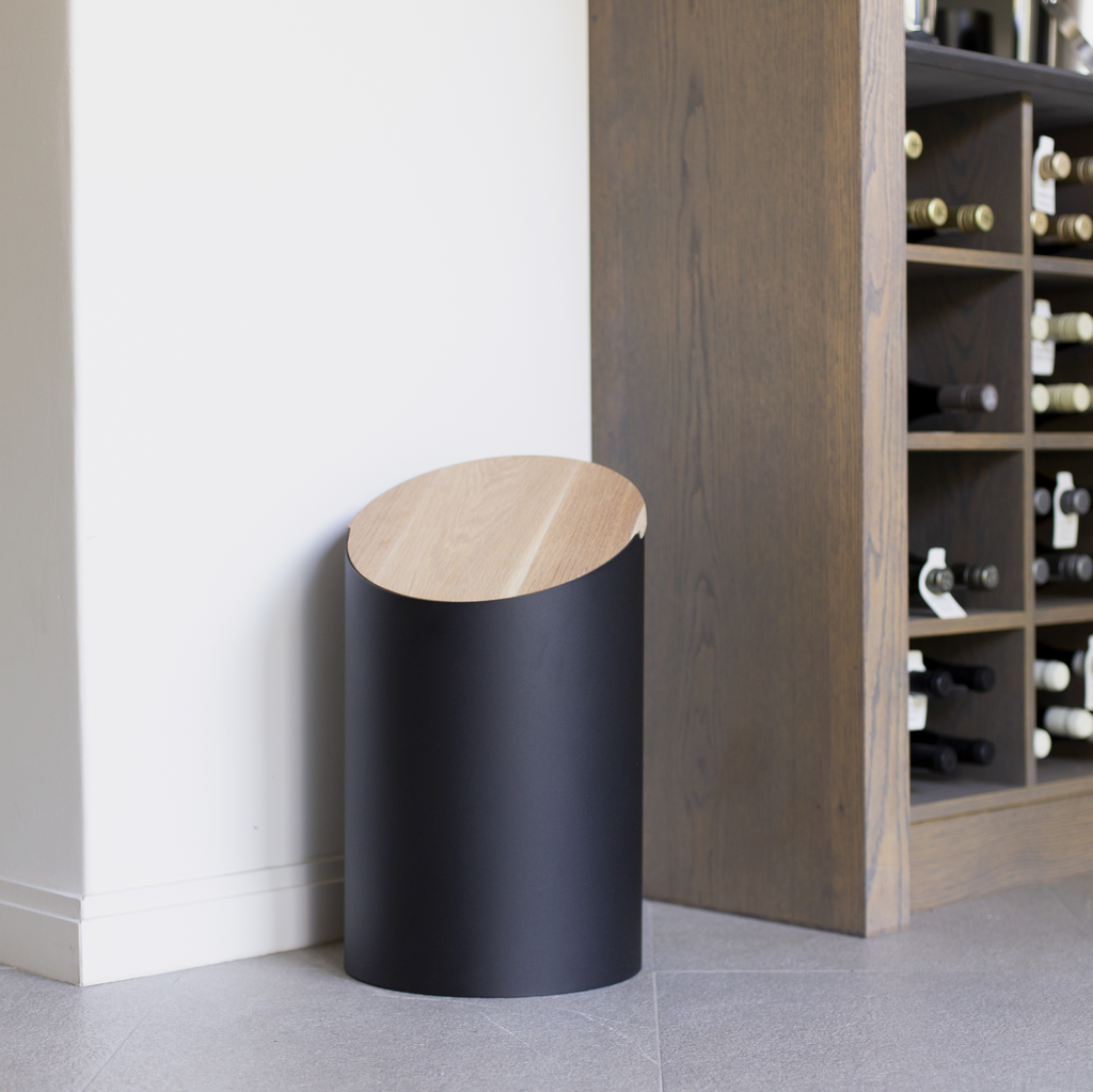 Stockholm Dustbin - Black