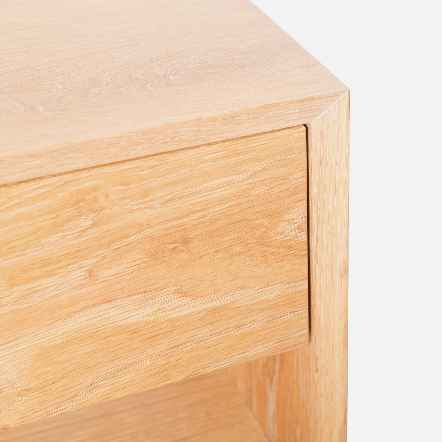 Copenhagen Floating Bedside Table Combo - Light Oak