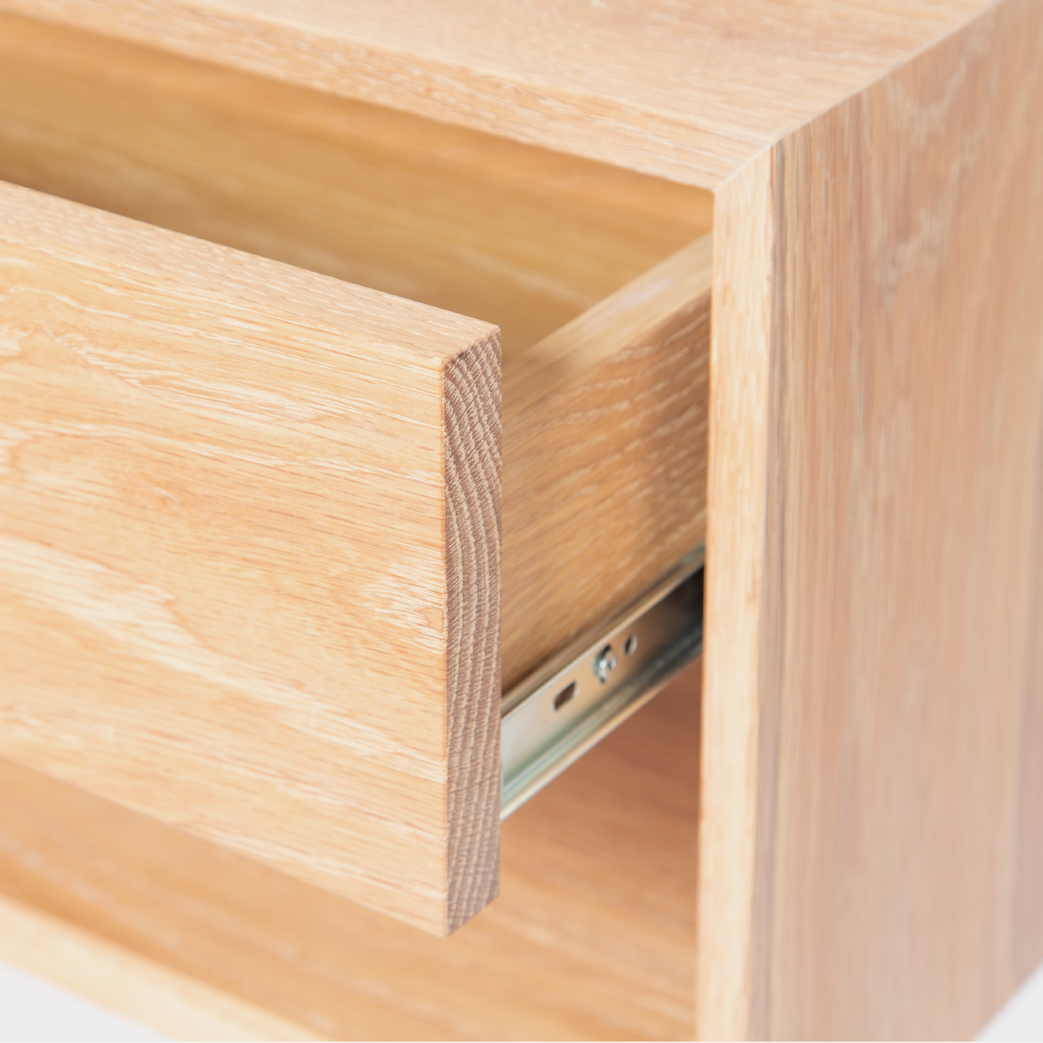 Copenhagen Floating Bedside Table Combo - Light Oak