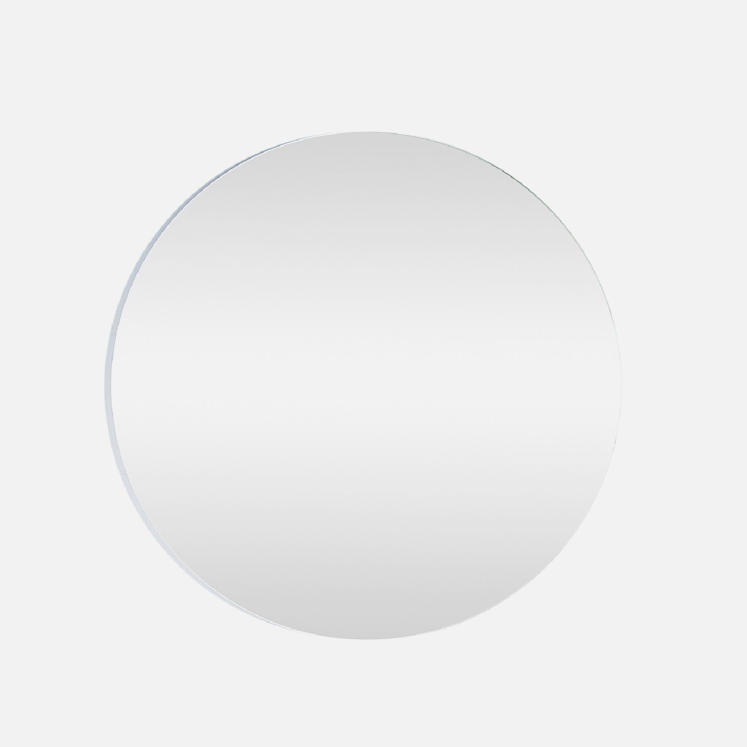 Float Frameless Round Mirror