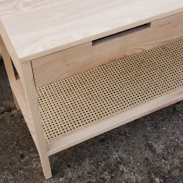 Hudson Server - Ash / Rattan