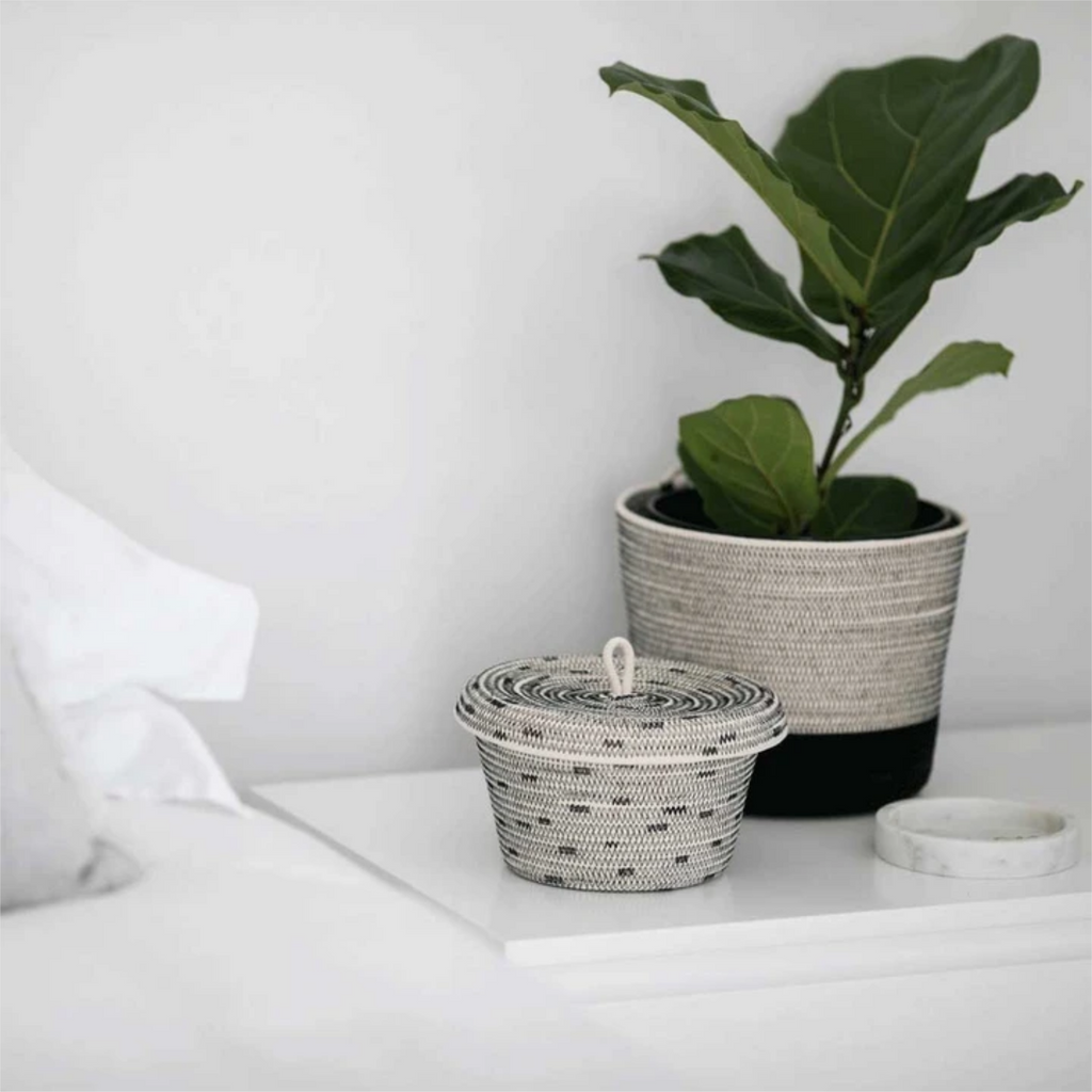 Lidded Basket - Stitch