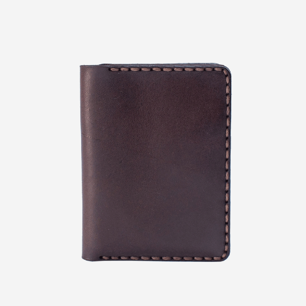 The Vertical Wallet - Brown