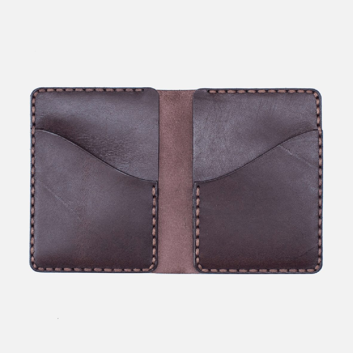 The Vertical Wallet - Brown