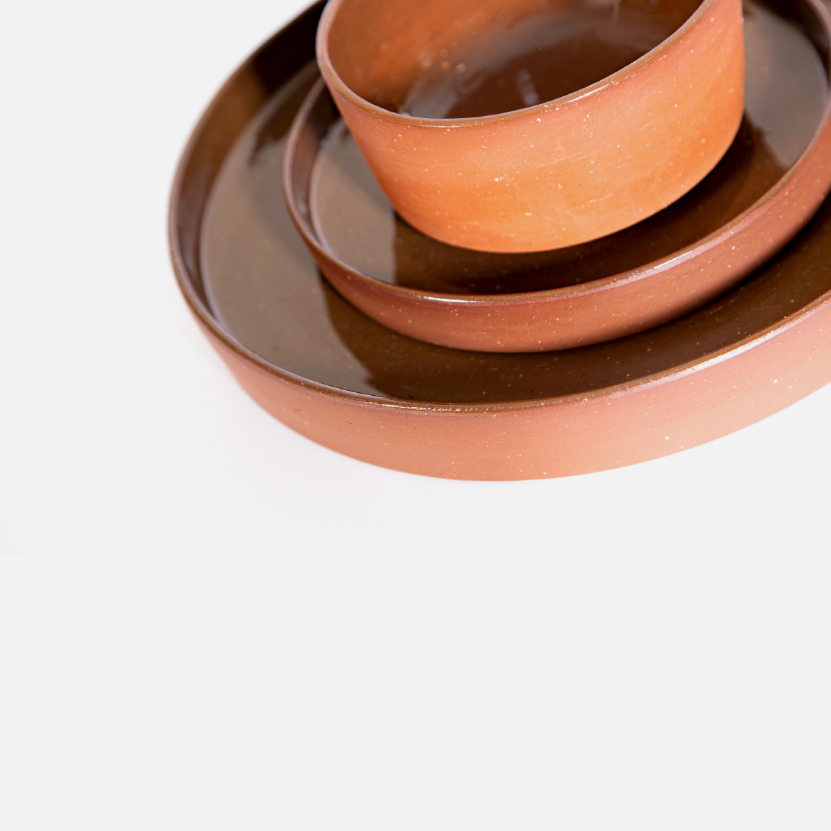 Organic Side Plate - Terracotta