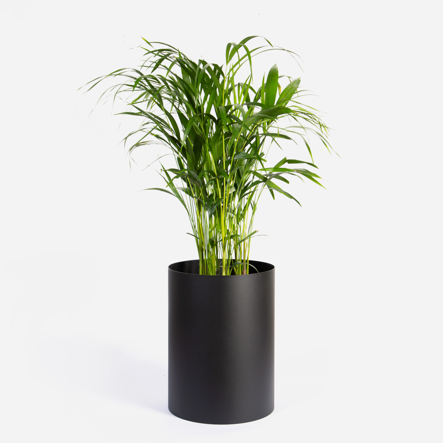 Round Sven Floor Planter - Black