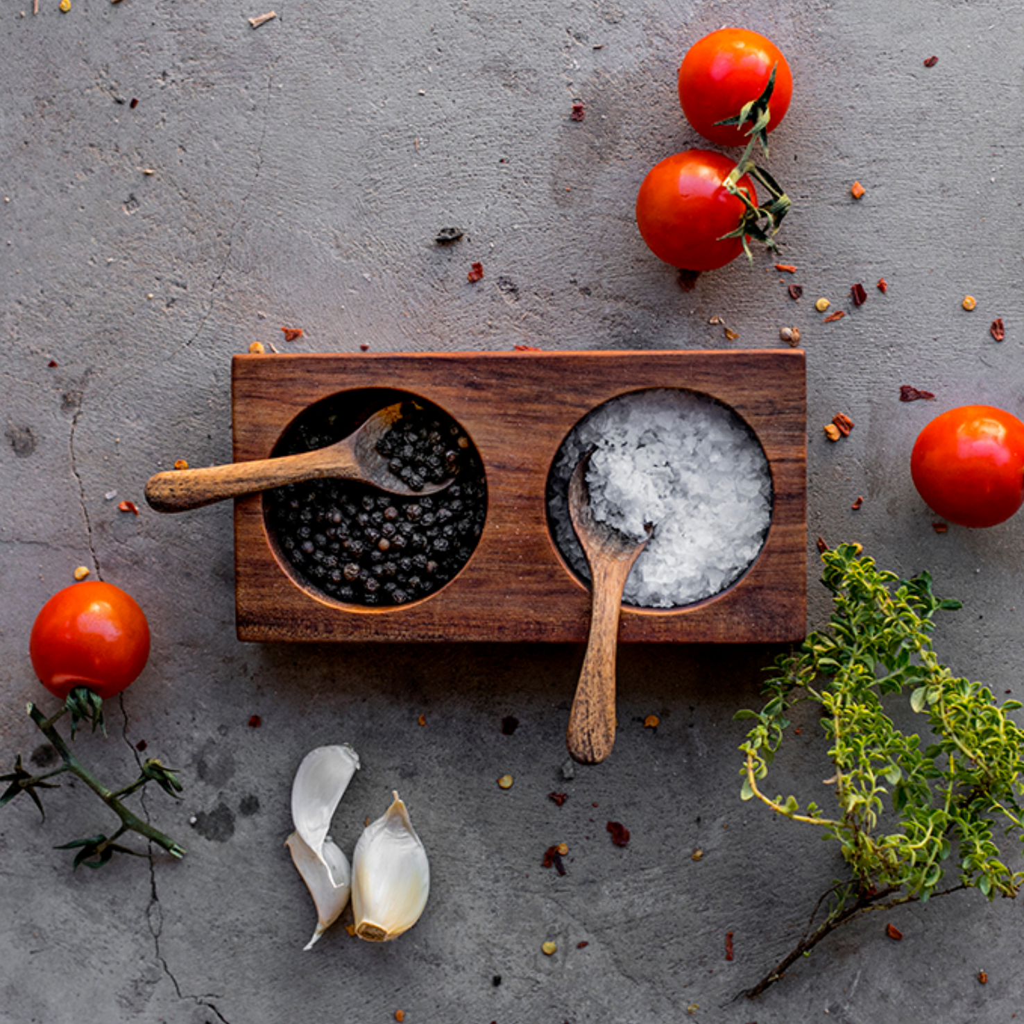 Salt and Pepper Bowl - Kiaat